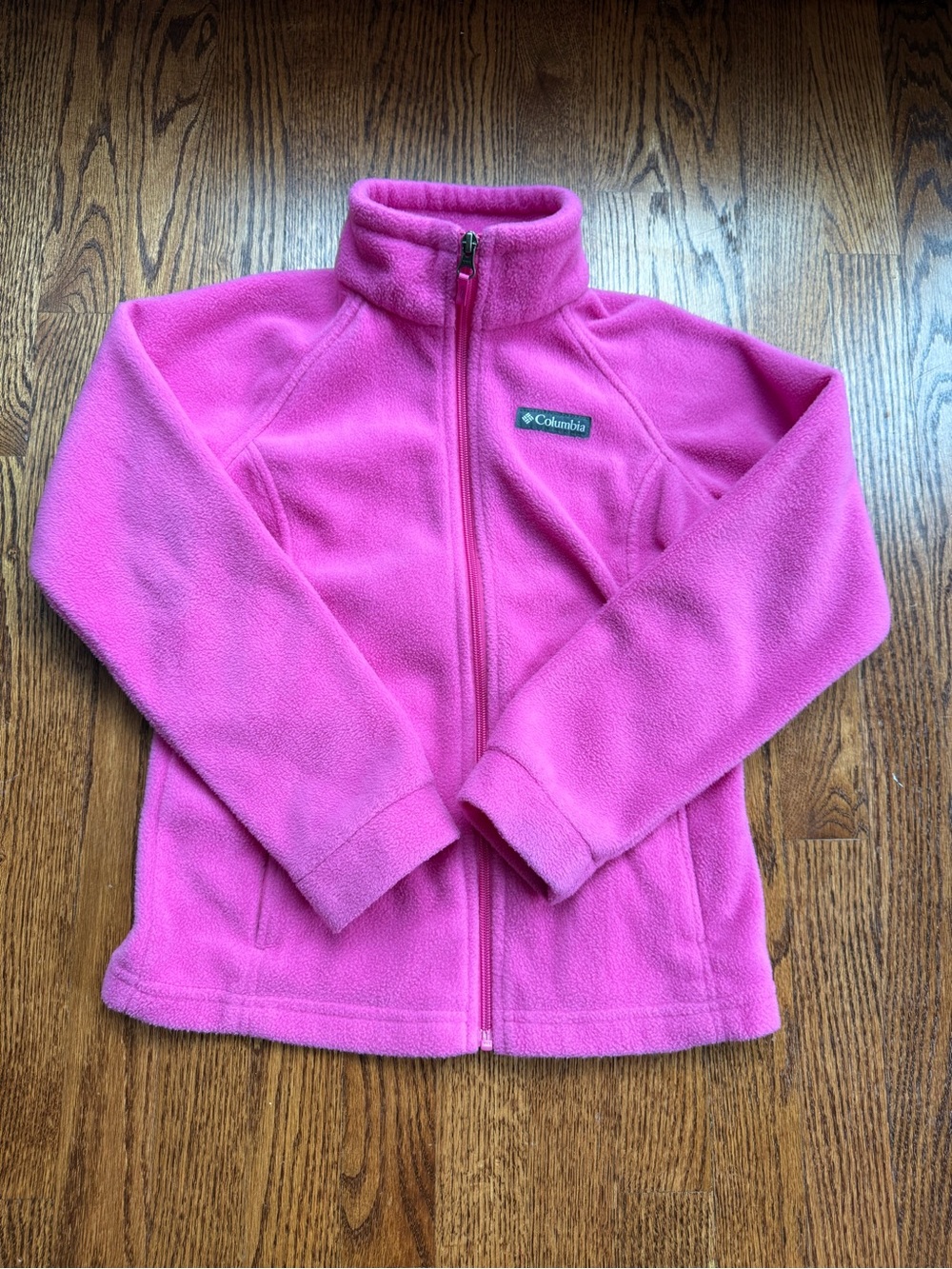 Columbia Pink Fleece Jacket Sz 10-12
